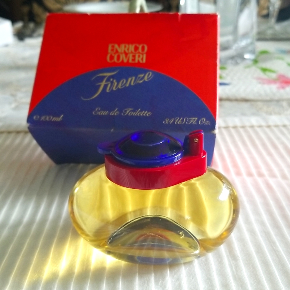 Original 80s FIRENZE Enrico Coveri eau de toilette 100 ml splash (no spray)